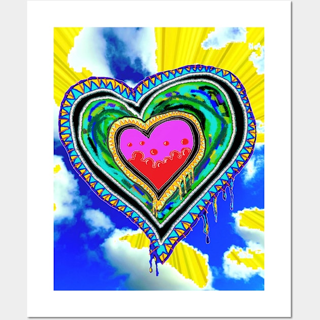 Angel Heart by LowEndGraphics Wall Art by LowEndGraphics